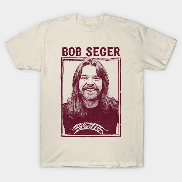 Bob Seger /// Vintage Style Fan Art Design T-Shirt by DankFutura